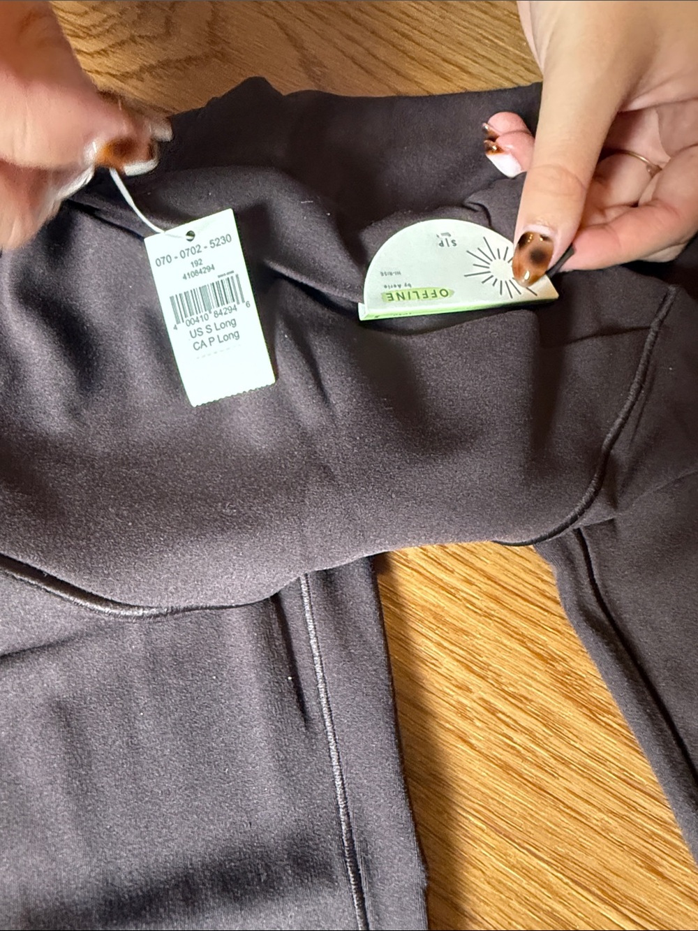 aerie Brown Flared Yoga Pants - Picture 2 of 2